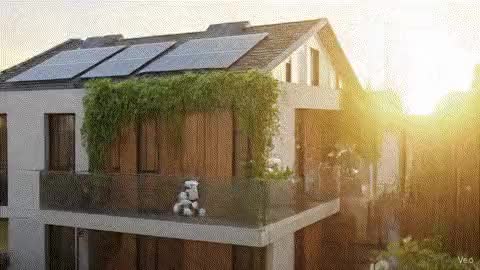 Rooftop test garden concept with automated systems